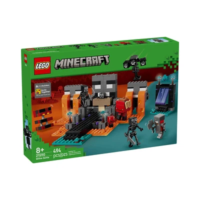 Gambar LEGO Minecraft Wither Battle Set 494 Pcs 21590 - Mix