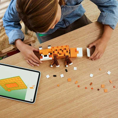 Gambar LEGO Minecraft The Fox Set 497 Pcs 21588 - Mix