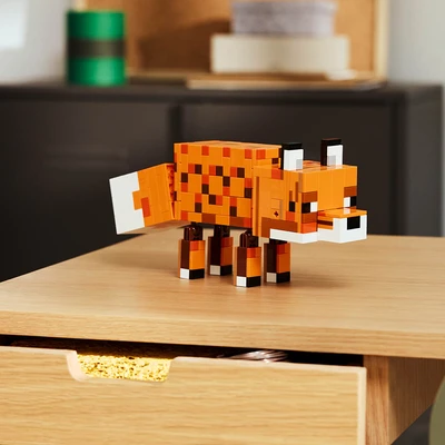 Gambar LEGO Minecraft The Fox Set 497 Pcs 21588 - Mix