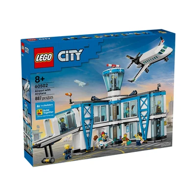 Gambar LEGO City Airport With Airplane Set 887 Pcs 60502 - Mix