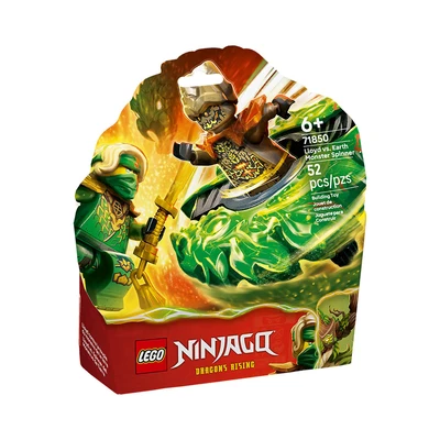 Gambar LEGO Ninjago Dragons Rising Lloyd Vs Earth Monster Spinner Set 52 Pcs 71850 - Mix