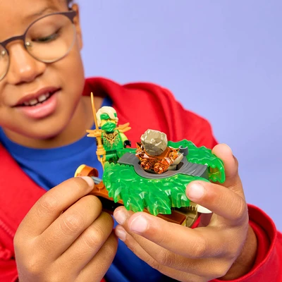 Gambar LEGO Ninjago Dragons Rising Lloyd Vs Earth Monster Spinner Set 52 Pcs 71850 - Mix