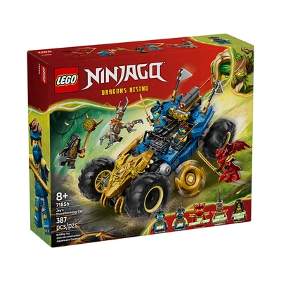 Gambar LEGO Ninjago Dragons Rising Jays Transforming Car Set 387 Pcs 71856 - Mix
