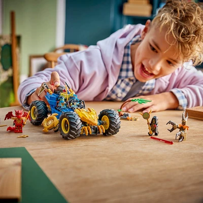 Gambar LEGO Ninjago Dragons Rising Jays Transforming Car Set 387 Pcs 71856 - Mix