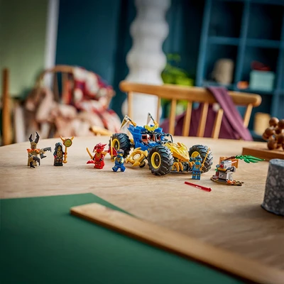 Gambar LEGO Ninjago Dragons Rising Jays Transforming Car Set 387 Pcs 71856 - Mix