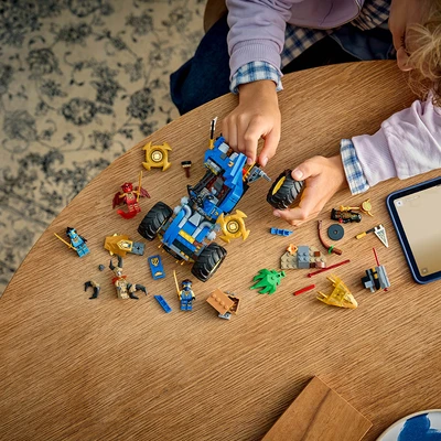 Gambar LEGO Ninjago Dragons Rising Jays Transforming Car Set 387 Pcs 71856 - Mix