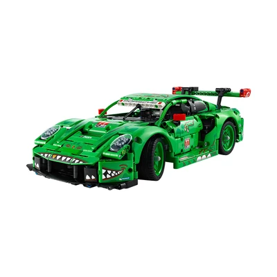 Gambar LEGO Technic Porsche 911 Gt3 R Rexy Ao Racing Car Set 1313 Pcs 42224 - Hijau