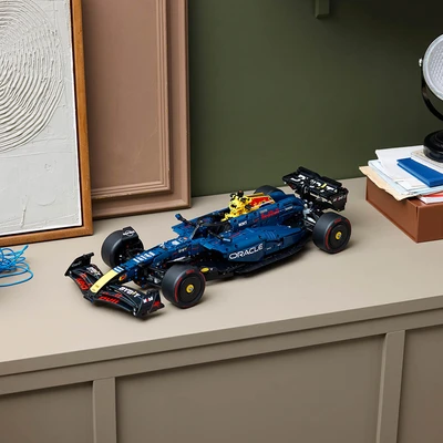 Gambar LEGO Technic Oracle Red Bull Racing Rb20 F1 Car Set 1639 Pcs 42206 - Biru