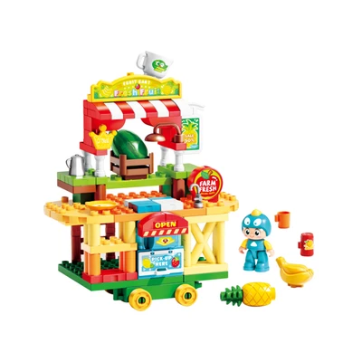 Gambar Bricks Kingdom Big Building Blocks Creative Series Playful Fruit Chart 119 Pcs - Mix