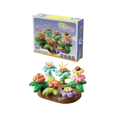 Gambar Bricks Kingdom Diy Flower Blocks Set 38 Pcs - Mix