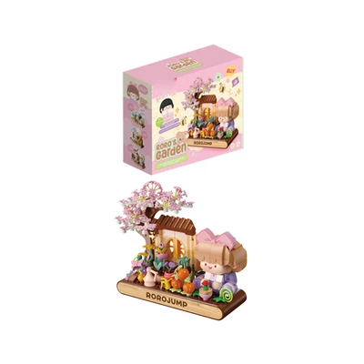 Gambar Bricks Kingdom Building Blocks Rorojump Roros Garden Set 432 Pcs - Mix