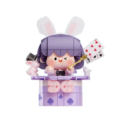 Gambar Bricks Kingdom Building Blocks Rorojump More Fun Set 286 Pcs - Ungu