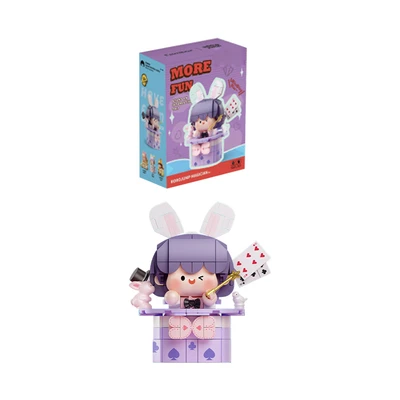 Gambar Bricks Kingdom Building Blocks Rorojump More Fun Set 286 Pcs - Ungu