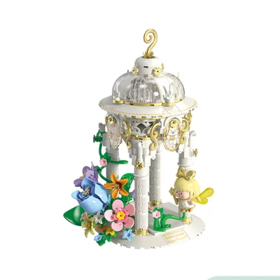 Gambar Bricks Kingdom Building Blocks Rorojump Flower Lantern Set 463 Pcs  - Mix