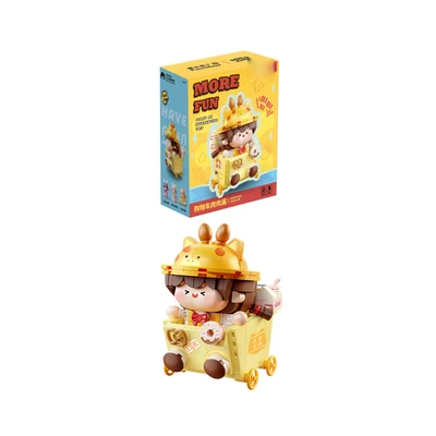 Gambar Bricks Kingdom Building Blocks Rorojump More Fun Set 290 Pcs - Kuning