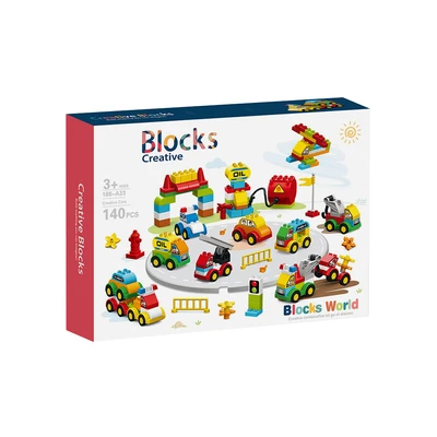 Gambar Bricks Kingdom Creative Blocks World Creative Car Set 140 Pcs - Mix