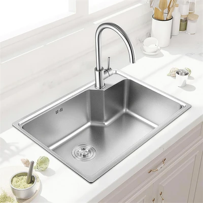 Gambar Fosa Set Saringan Wastafel Dapur 11 cm - Silver/Abu-Abu