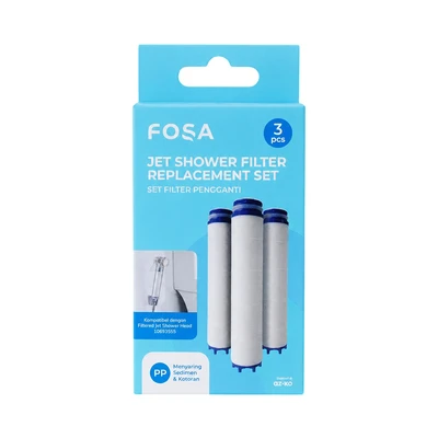 Gambar Fosa Refill  Filter Air Shower Set 3 pcs - Putih