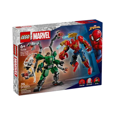 Gambar LEGO Marvel Mech Battle Spider-man Vs Doc Ock Set 315 Pcs 76338 - Mix