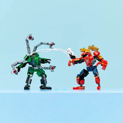 Gambar LEGO Marvel Mech Battle Spider-man Vs Doc Ock Set 315 Pcs 76338 - Mix