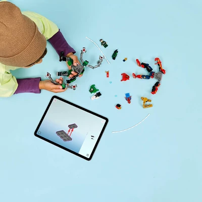 Gambar LEGO Marvel Mech Battle Spider-man Vs Doc Ock Set 315 Pcs 76338 - Mix