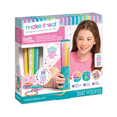 Gambar Make It Real Set DIY Swift Clicks Heishi Bracelet Maker - Mix