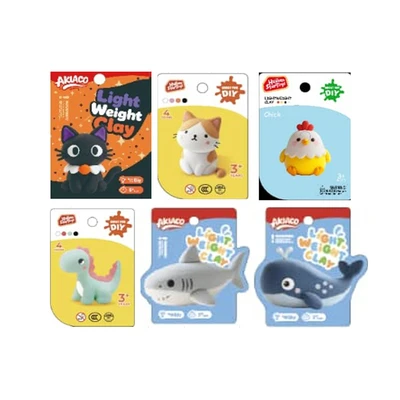 Gambar Kiddy Star Clay Light Weight Animal Random