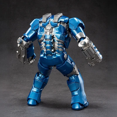 Gambar Top Gear Zd Infinite Action Figure X Iron Man 3 Mk38 17.5 Cm - Biru