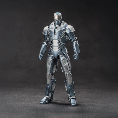 Gambar Top Gear Zd Infinite Action Figure X Iron Man 3 Mk40 17.5 Cm - Silver