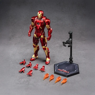 Gambar Top Gear Zd Infinite Action Figure X Iron Man 3 Mk9 17.5 Cm - Merah