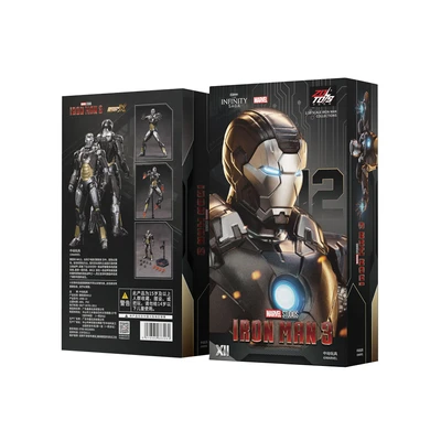 Gambar Top Gear Zd Infinite Action Figure X Iron Man 3 Mk12 17.5 Cm - Hitam