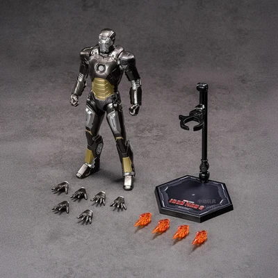Gambar Top Gear Zd Infinite Action Figure X Iron Man 3 Mk12 17.5 Cm - Hitam