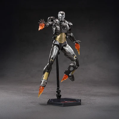 Gambar Top Gear Zd Infinite Action Figure X Iron Man 3 Mk12 17.5 Cm - Hitam