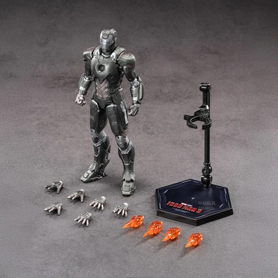 Gambar Top Gear Zd Infinite Action Figure X Iron Man 3 Mk14 17.5 Cm - Abu-abu