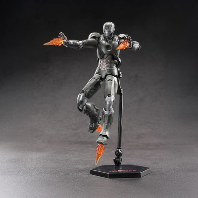 Gambar Top Gear Zd Infinite Action Figure X Iron Man 3 Mk14 17.5 Cm - Abu-abu