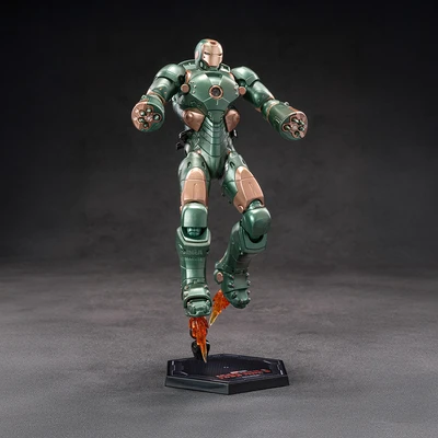 Gambar Top Gear Zd Infinite Action Figure X Iron Man 3 Mk37 17.5 Cm - Hijau