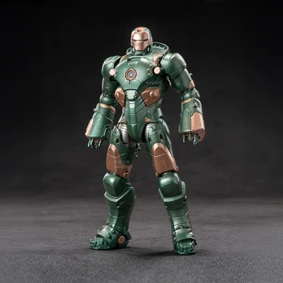 Gambar Top Gear Zd Infinite Action Figure X Iron Man 3 Mk37 17.5 Cm - Hijau