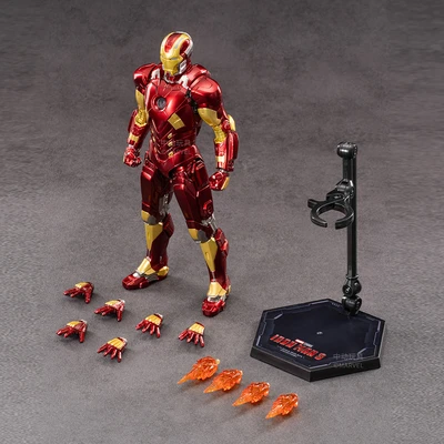 Gambar Top Gear Zd Infinite Action Figure X Iron Man 3 Mk11 17.5 Cm - Merah