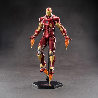 Gambar Top Gear Zd Infinite Action Figure X Iron Man 3 Mk11 17.5 Cm - Merah