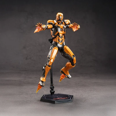 Gambar Top Gear Zd Infinite Action Figure X Iron Man 3 Mk28 17.5 Cm - Oranye/hitam