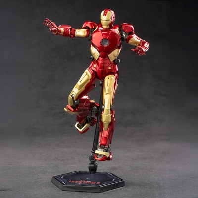 Gambar Top Gear Zd Infinite Action Figure X Iron Man 3 Mk10 17.5 Cm - Merah/gold