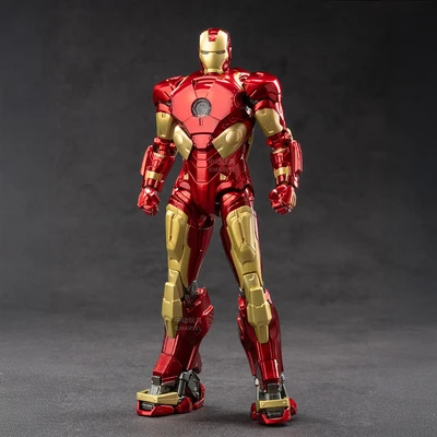 Gambar Top Gear Zd Infinite Action Figure X Iron Man 3 Mk10 17.5 Cm - Merah/gold