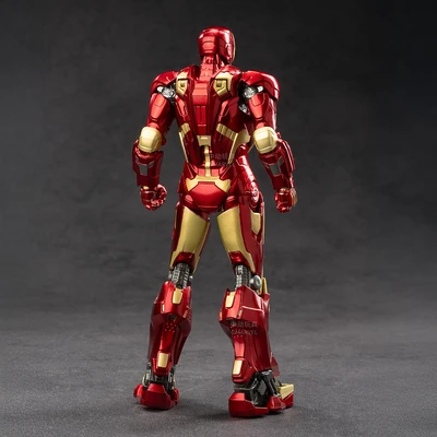 Gambar Top Gear Zd Infinite Action Figure X Iron Man 3 Mk10 17.5 Cm - Merah/gold