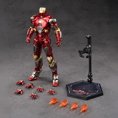 Gambar Top Gear Zd Infinite Action Figure X Iron Man 3 Mk19 17.5 Cm - Merah