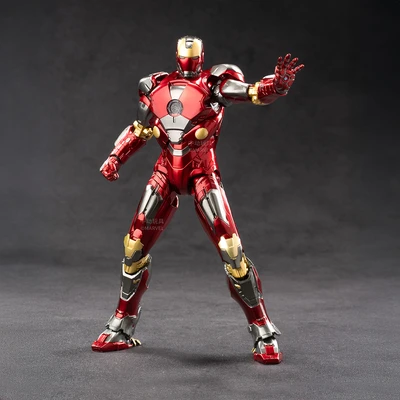 Gambar Top Gear Zd Infinite Action Figure X Iron Man 3 Mk19 17.5 Cm - Merah