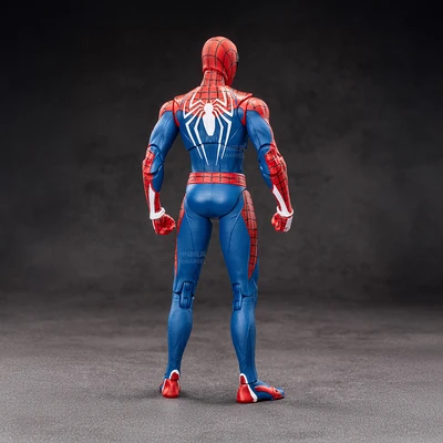 Gambar Top Gear Zd Infinite Action Figure Spiderman Advanced Suit 17.5 Cm - Merah/biru