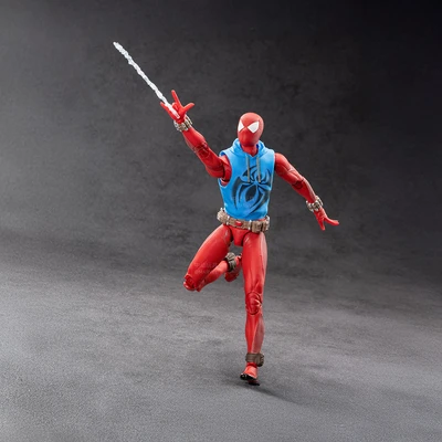 Gambar Top Gear Zd Infinite Action Figure X Spiderman Scarlet Spider 17.5 Cm - Merah/biru