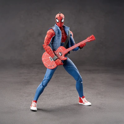 Gambar Top Gear ZD Infinite Action Figure X Spider-Man Spider Punk 17.5 cm - Merah/Biru
