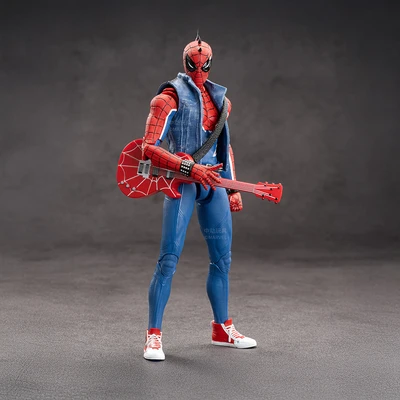 Gambar Top Gear ZD Infinite Action Figure X Spider-Man Spider Punk 17.5 cm - Merah/Biru