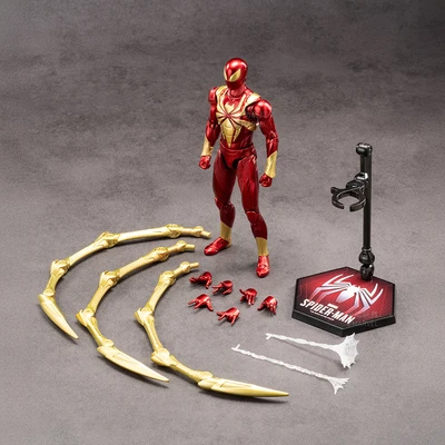 Gambar Top Gear ZD Infinite Action Figure X Spider-Man Iron Spider 17.5 cm - Merah/Gold